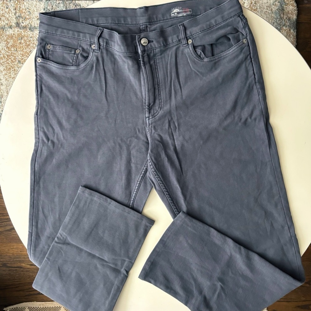 Faherty Stretch Terry 5-Pocket Pant Men’s 38x31 Slim Straight NWOT